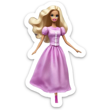 Barbie’s run-down frightening dangerous ghost-ridden haunted dream house nightmare scenario harvest moon  sticker