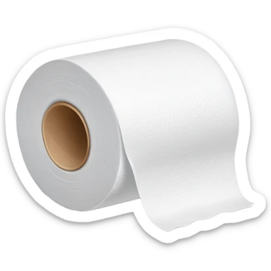 toilet paper sticker