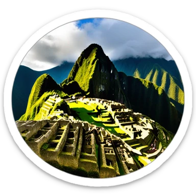 Machu pichu sticker