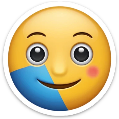emoji de selo verificado do instagram, círculo azul, check branco no centro, estilo emoji oficial, fundo limpo, alta qualidade sticker