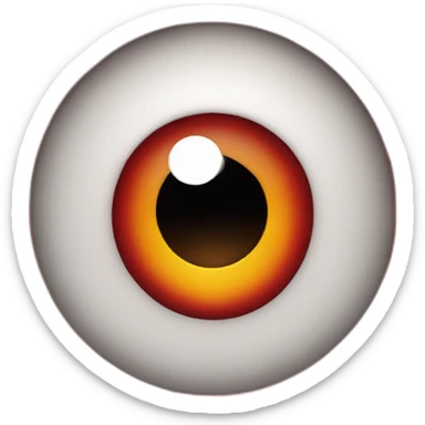 bloodshot eyes smiling sticker