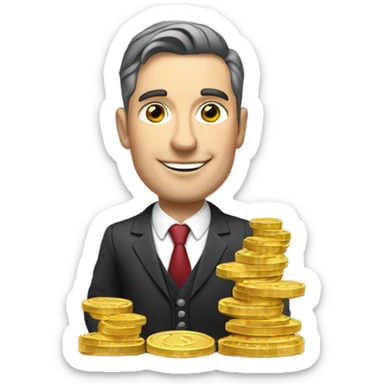 Man with Lots of Money  sticker