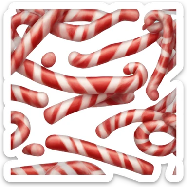 candycane sticker