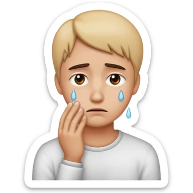Sad sticker