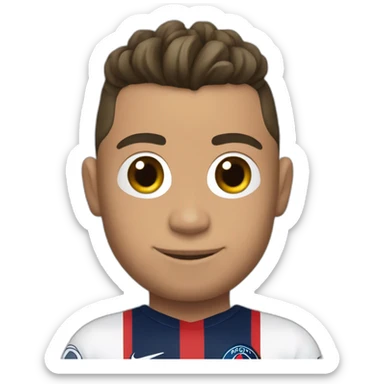 Ronaldo avec un maillot du PSG  sticker