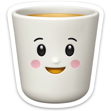 vaso branco sem flores sticker