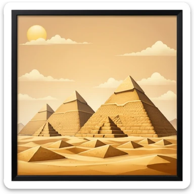 pyramids of giza sticker