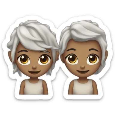 gemini + taurus sticker