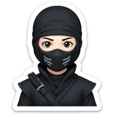 Ninja anime sticker