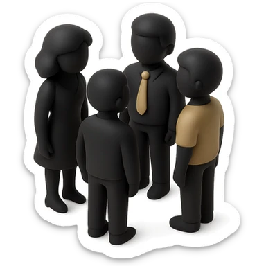 group of people sticker