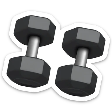 Dumbells sticker