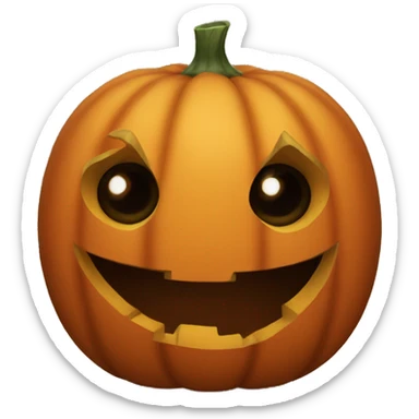 Halloween pumpkin  sticker
