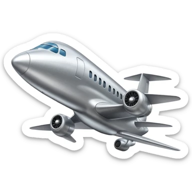 Avion décolle sticker