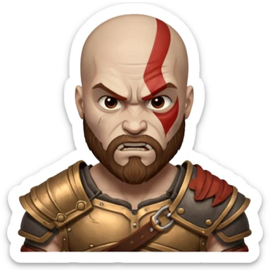 God of War Kratos sticker