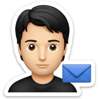 sobre de correo nombre de Tom Welling sticker