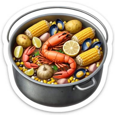 seafood boil sticker