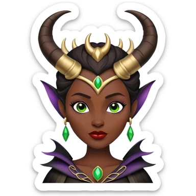 Maleficent horns  sticker