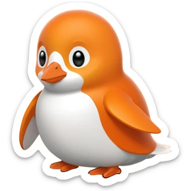 Words that spell 'Bind is Life!!!', in bright orange, and also include a little white happy penguin sticker