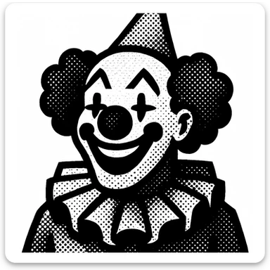 clown sticker
