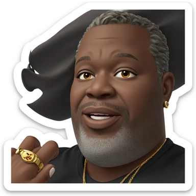 handsome boy with jewelry sticker