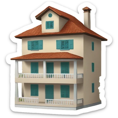 dominican house sticker
