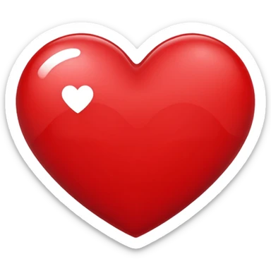 Tone it up og heart logo in ios style sticker