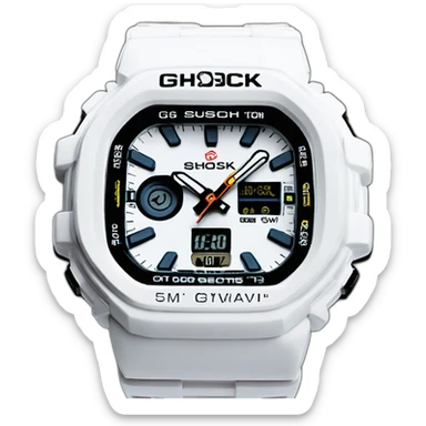 montre g-shock DW-5000 sticker