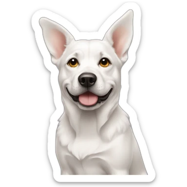 angel dog  sticker