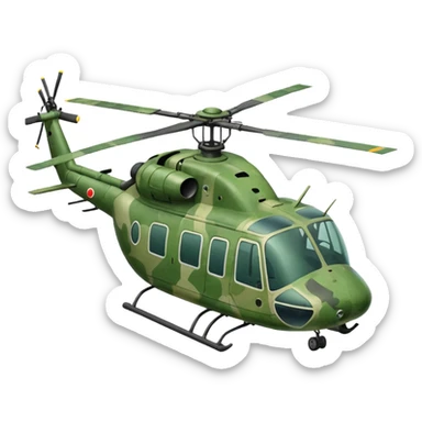 Belarusian helicopter sticker