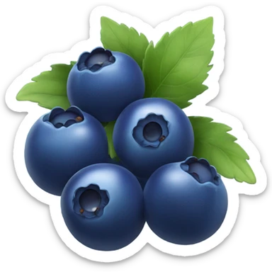 blueberry sticker