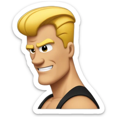 Johnny Bravo sticker