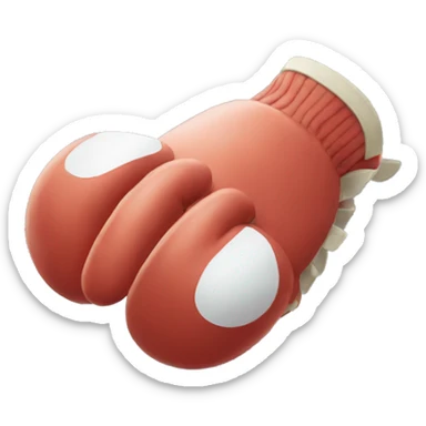 knuckles the echidna glove sticker