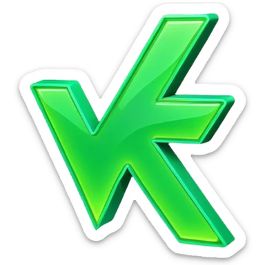 "A vibrant green check mark emoji in a video game style, glowing neon edges, pixel art influence, dynamic lighting, slightly 3D with depth and shadow, energetic and playful, as if it’s a power-up icon in a modern fantasy RPG, isolated on a transparent background" sticker