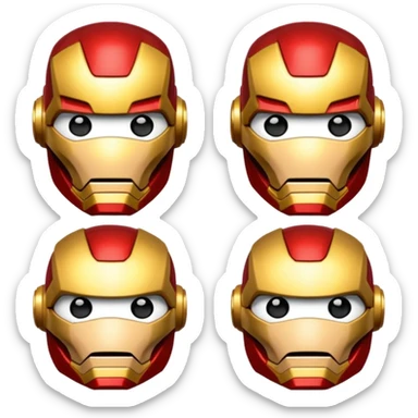 Ironman emojis sticker