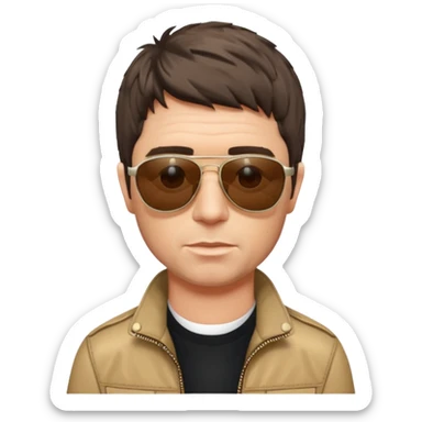 NOEL GALLAGHER FROM OASIS sticker