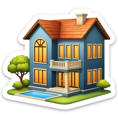 Luxury house sticker