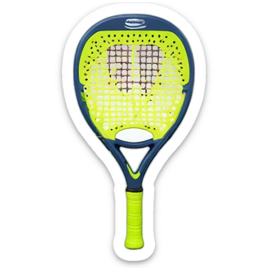 padel raquet sticker