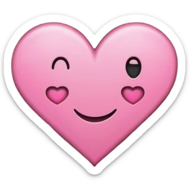 Thank you sign with a pink heart on it sticker