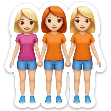 Mommies of 3 boys  sticker