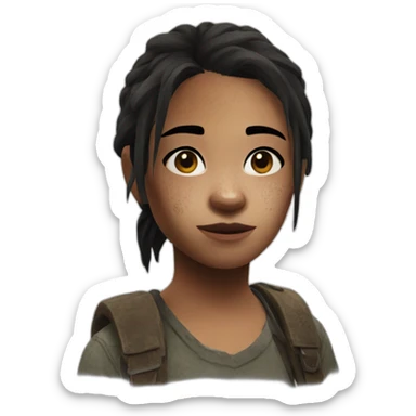 Ellie from the Last of us sticker