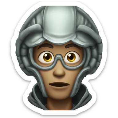 locked in alien sticker