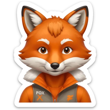 athlete fox sticker