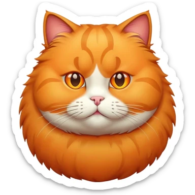 Big fat cat  sticker