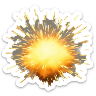 explosion of code sticker