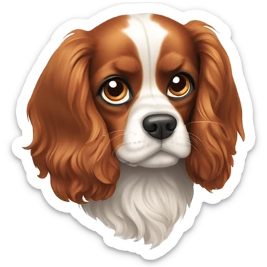 cavalier King Charles spaniel  sticker