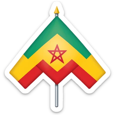 Amazigh flag sticker