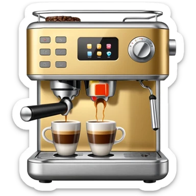 Coffee Machine sticker