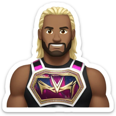 Wwe title sticker