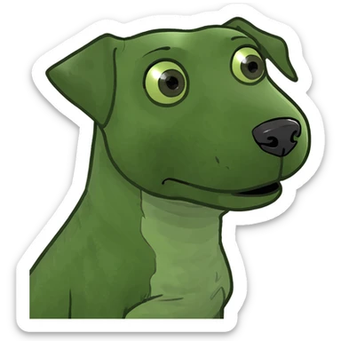 Gay dog  sticker