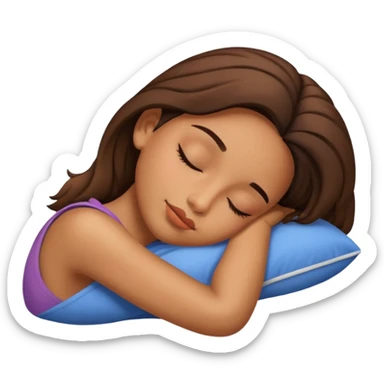 Cuban girl Sleeping sticker